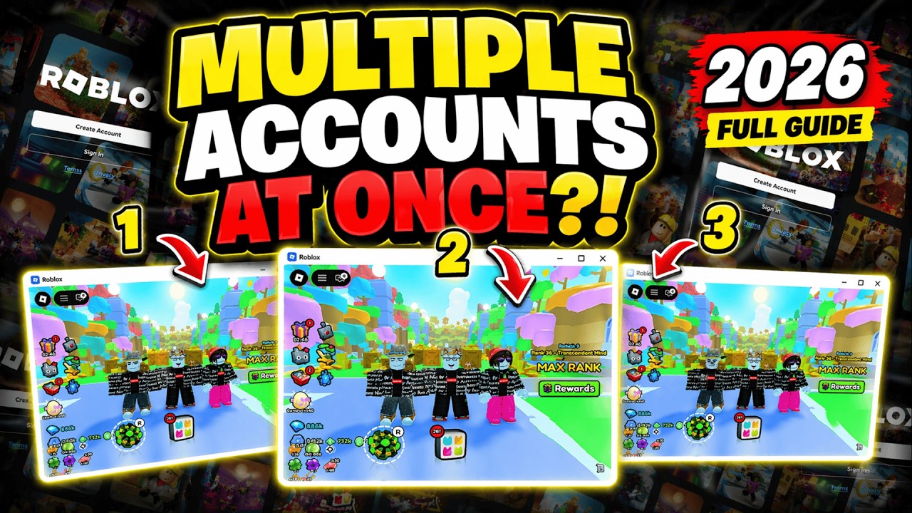 How To Run Multiple Roblox Accounts at Once! *2026 Multi Client Guide*