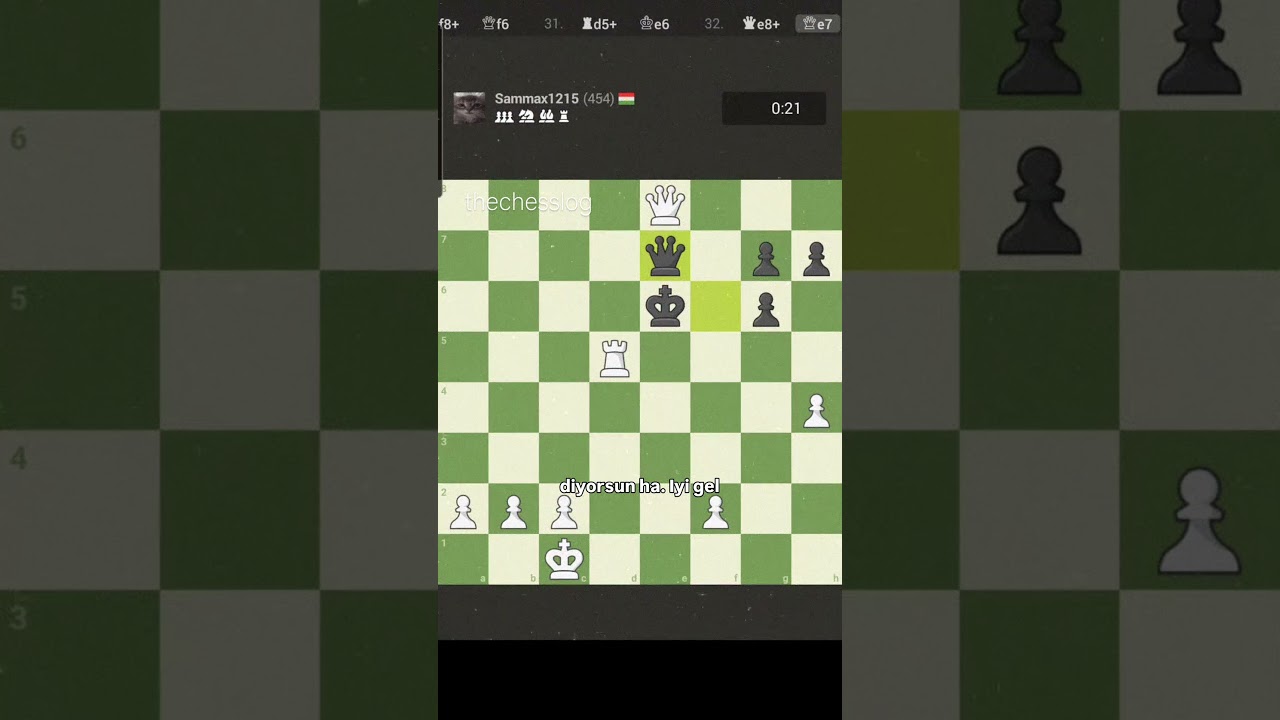 neler kaçırdık neler sonra mat ettik #chess #satranç