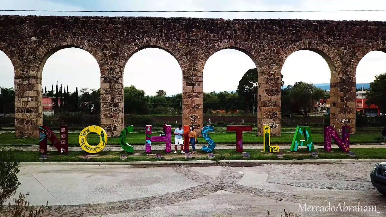 VISTA CON DRONE - LOS ARCOS EN NOCHISTLAN ZACATECAS