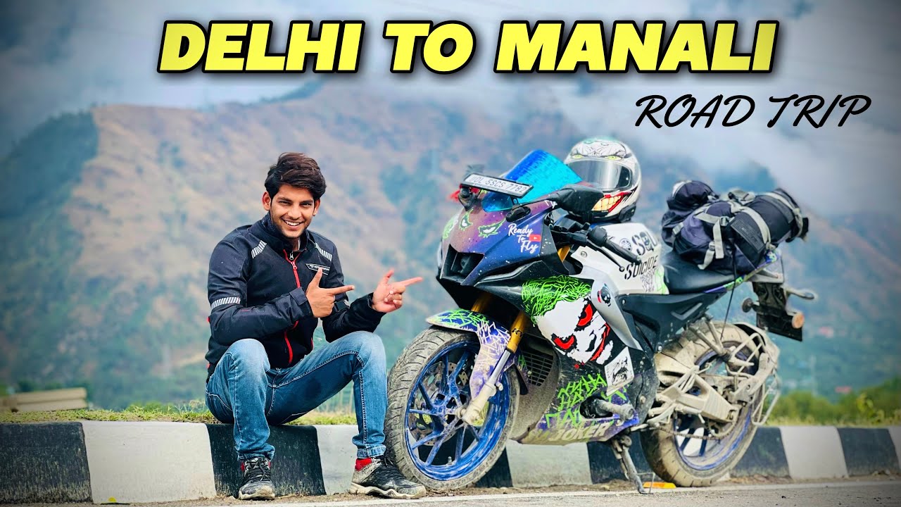 DELHI TO MANALI !!! R15M par First Long ride😱Day1