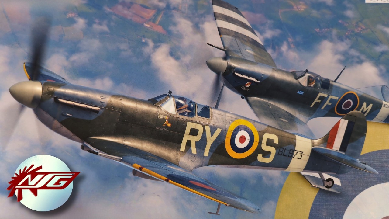 Supermarine Spitfire Mk.Vb &ndash; dwa podw&oacute;jne zestawy. IBG kontra Eduard  (4K) #Spitfire #IBG #Eduard