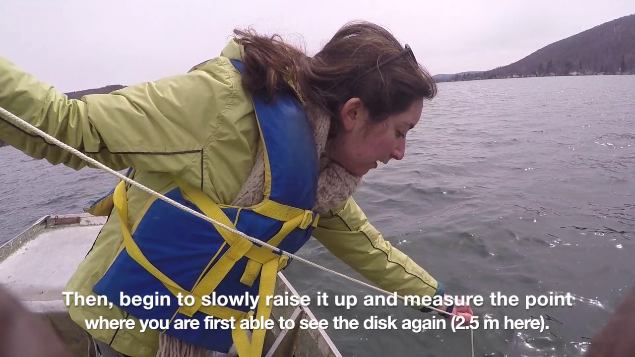 NALMS Student Video Series #1: How to Take a Secchi Depth