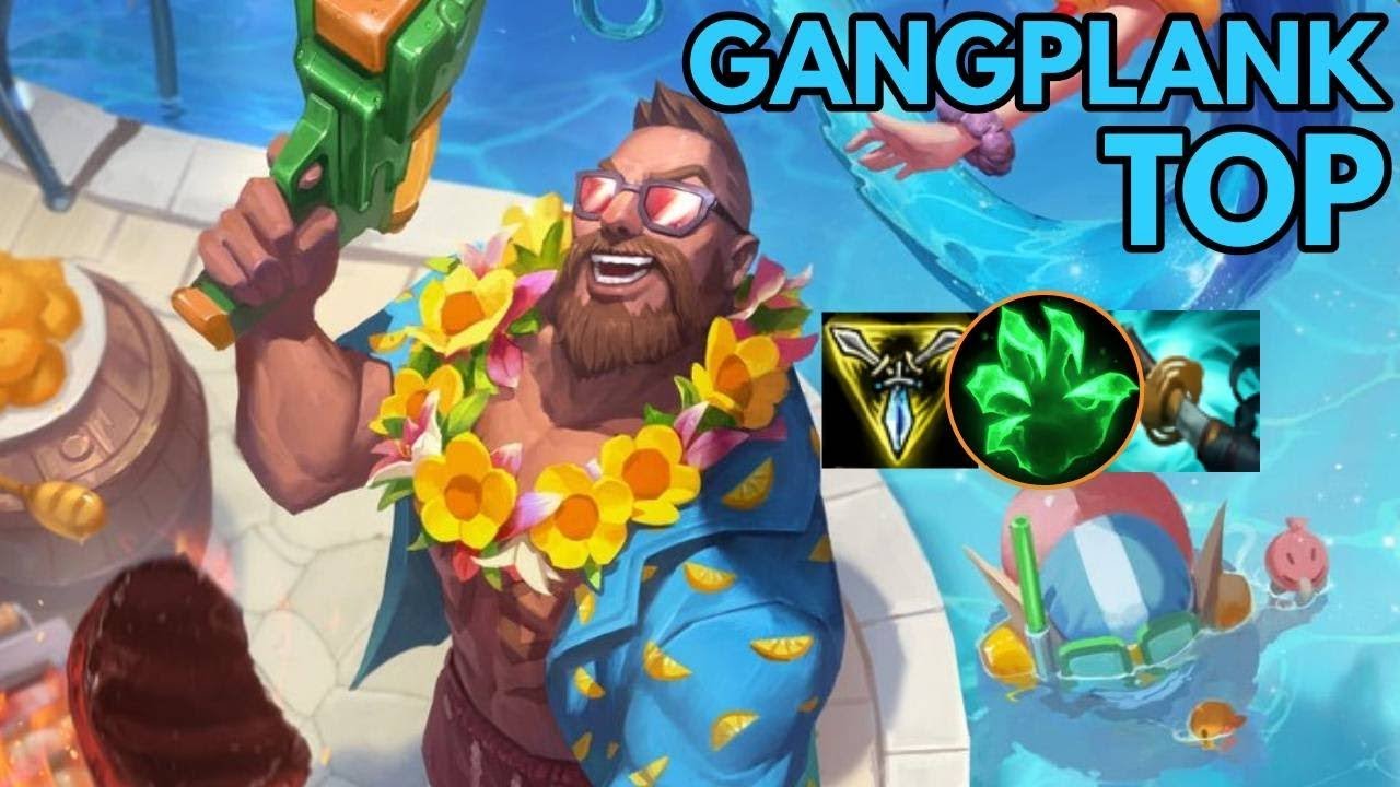 Pool Party Gangplank Top-League Of Legends Full Gameplay