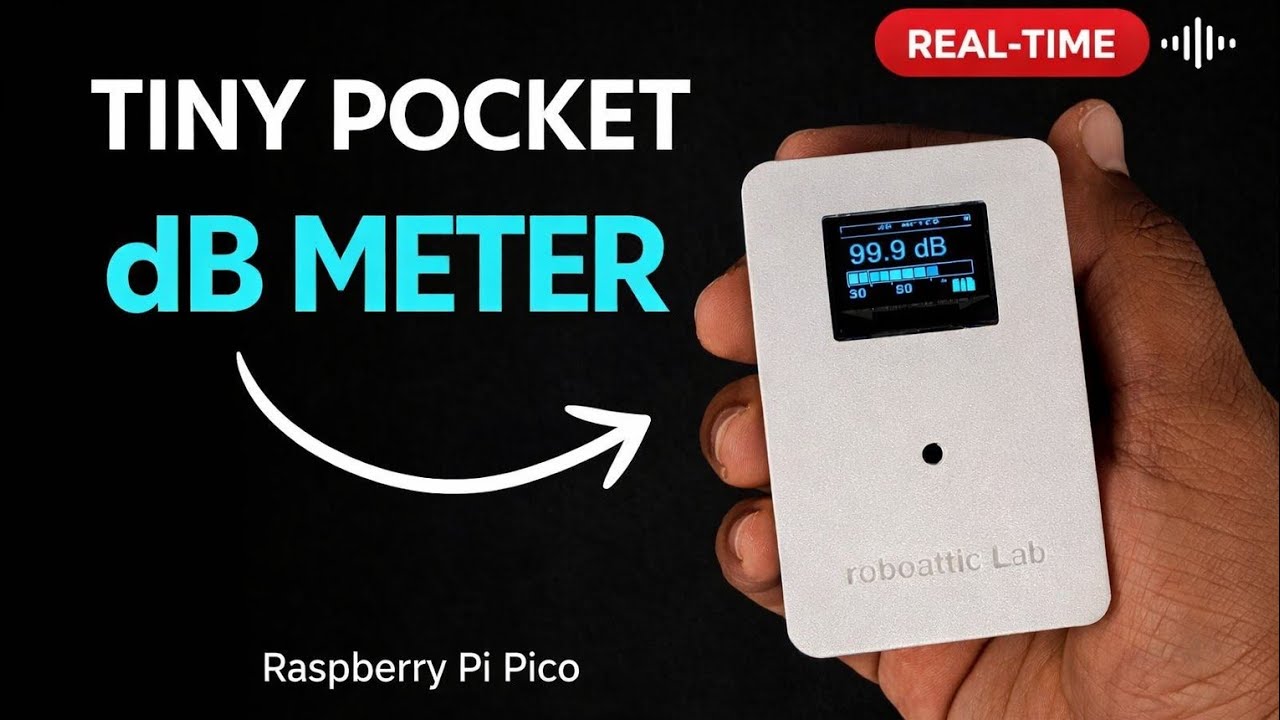 I Built a Portable Decibel Meter Using Raspberry Pi Pico