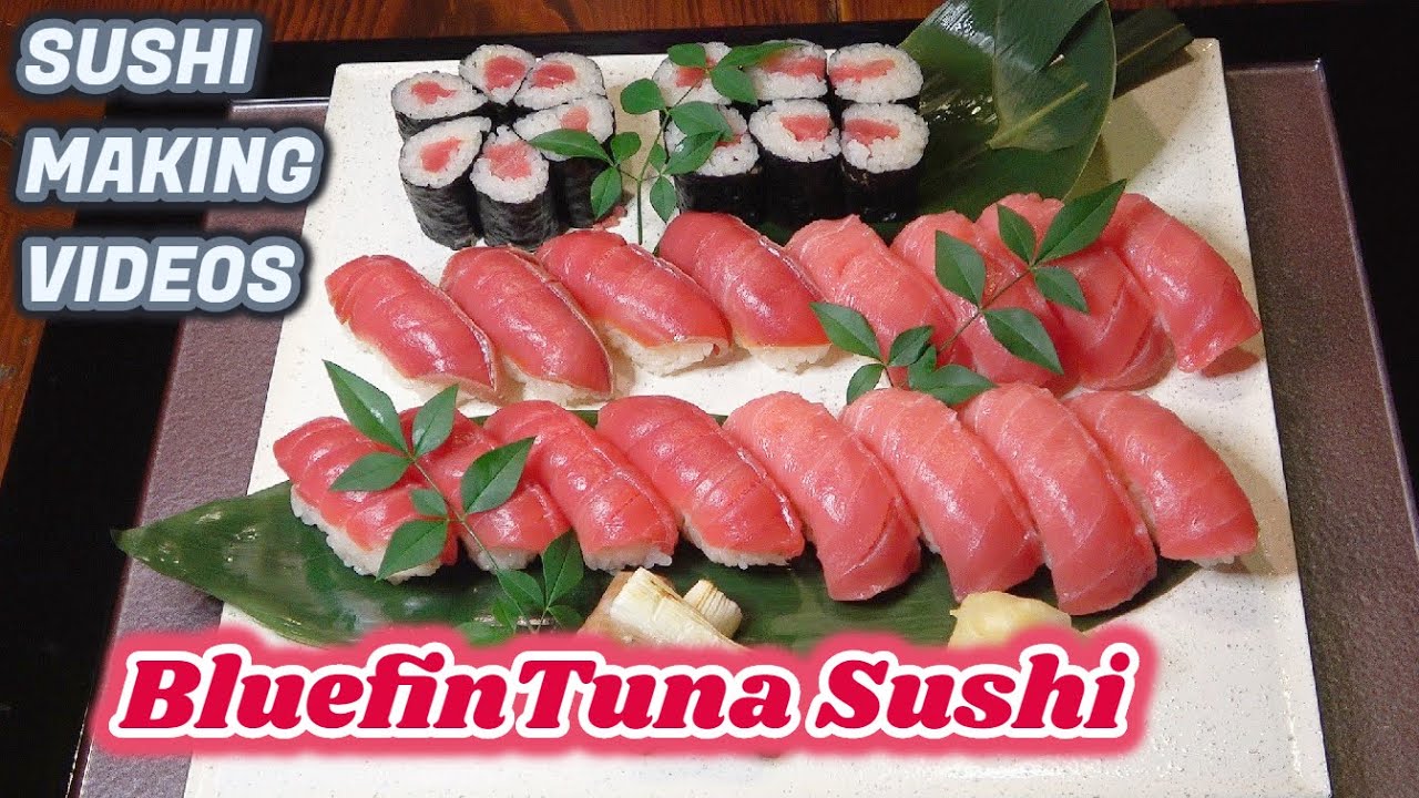 マグロづくし！赤身中トロ漬けマグロの握り寿司の盛り合わせ！〜How to Making sushi of Tuna〜