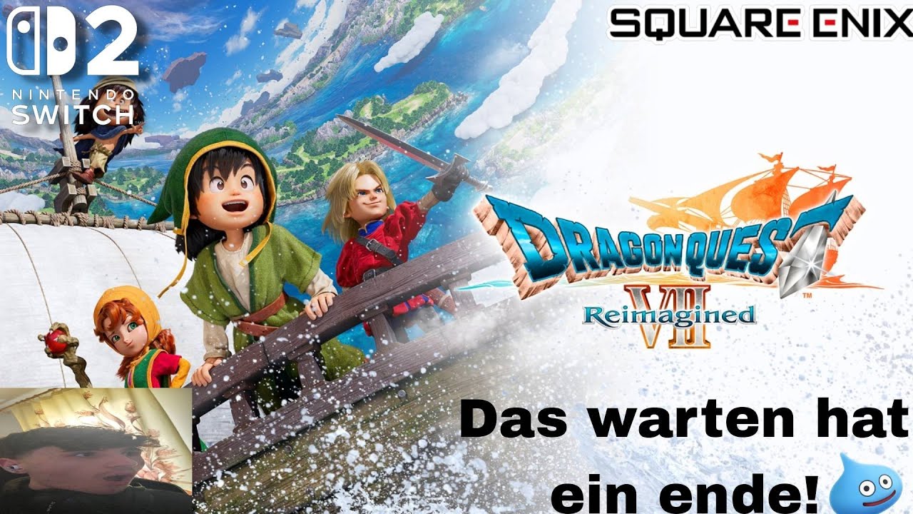 Live Dragon Quest VII Reimagined endlich startet dieses Meisterwerk! #2 De/En