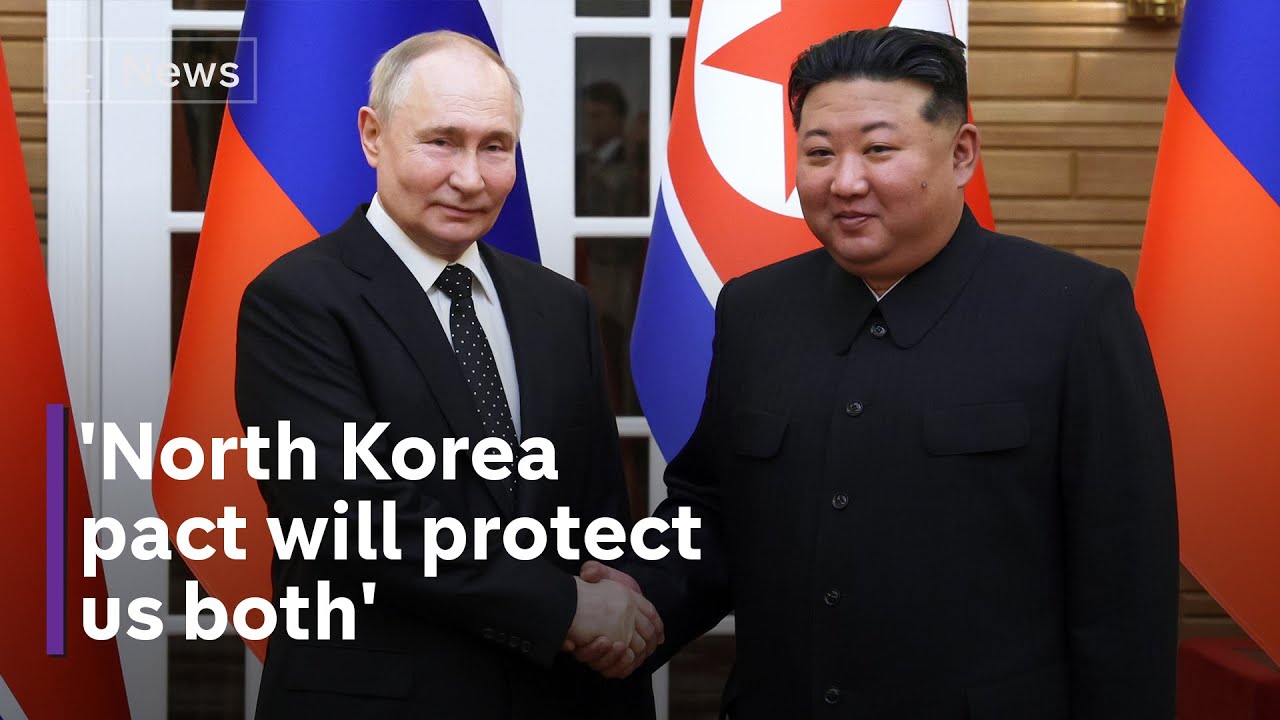 Russia and North Korea sign mutual defence pact