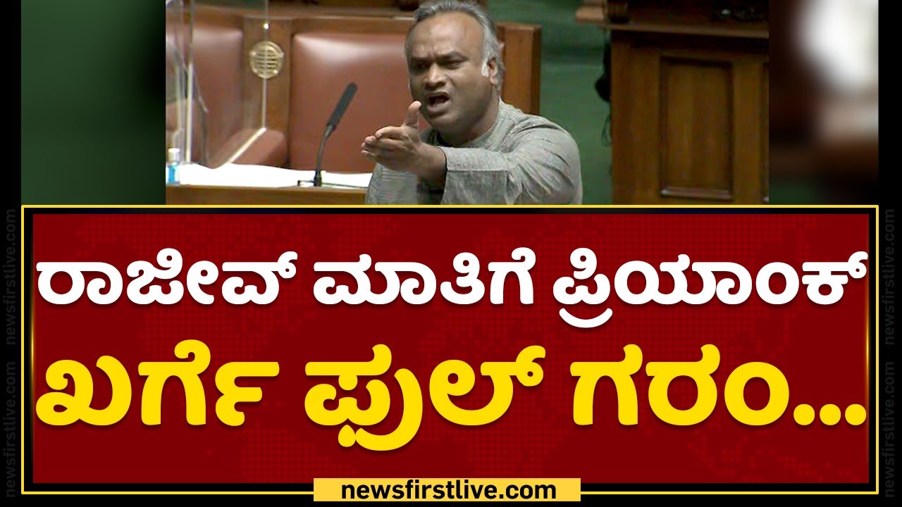Priyank Kharge : ನಿಮ್ಮಿಂದ ಕಲಿಯೋದು ಏನೂ ಇಲ್ಲ.. | Karnataka Session 2022 | NewsFirst Kannada