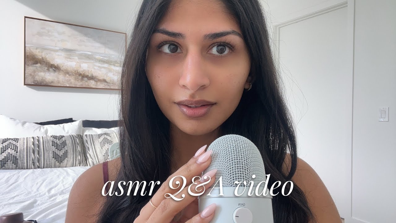 asmr close whispers q & a dim lighting 🔮 | revealing my real name and instagram for all