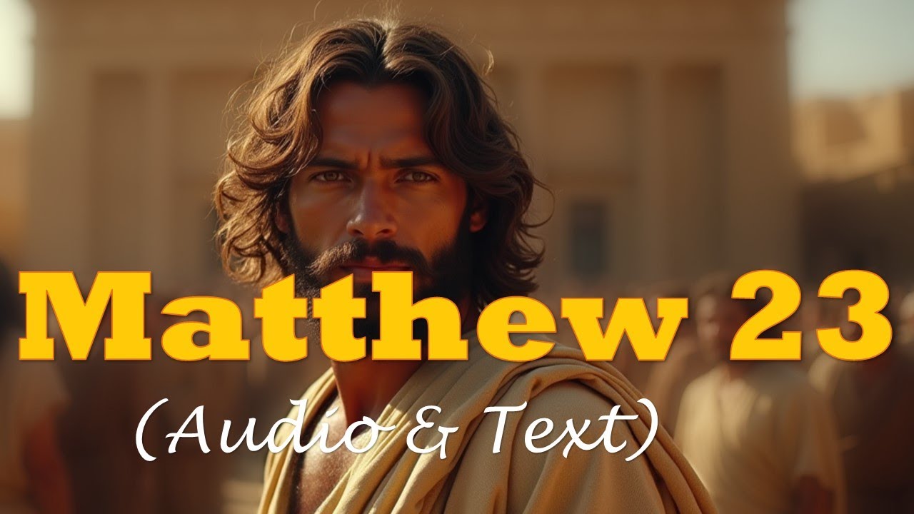 Матфея 23 | АУДИОБИБЛИЯ KJV (с текстом и изображениями)