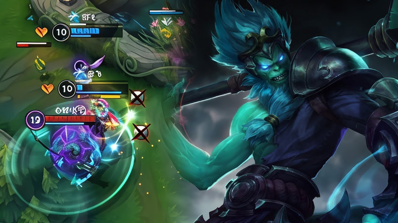 Wild Rift Wukong -top 1 wukong gameplay rank challenger