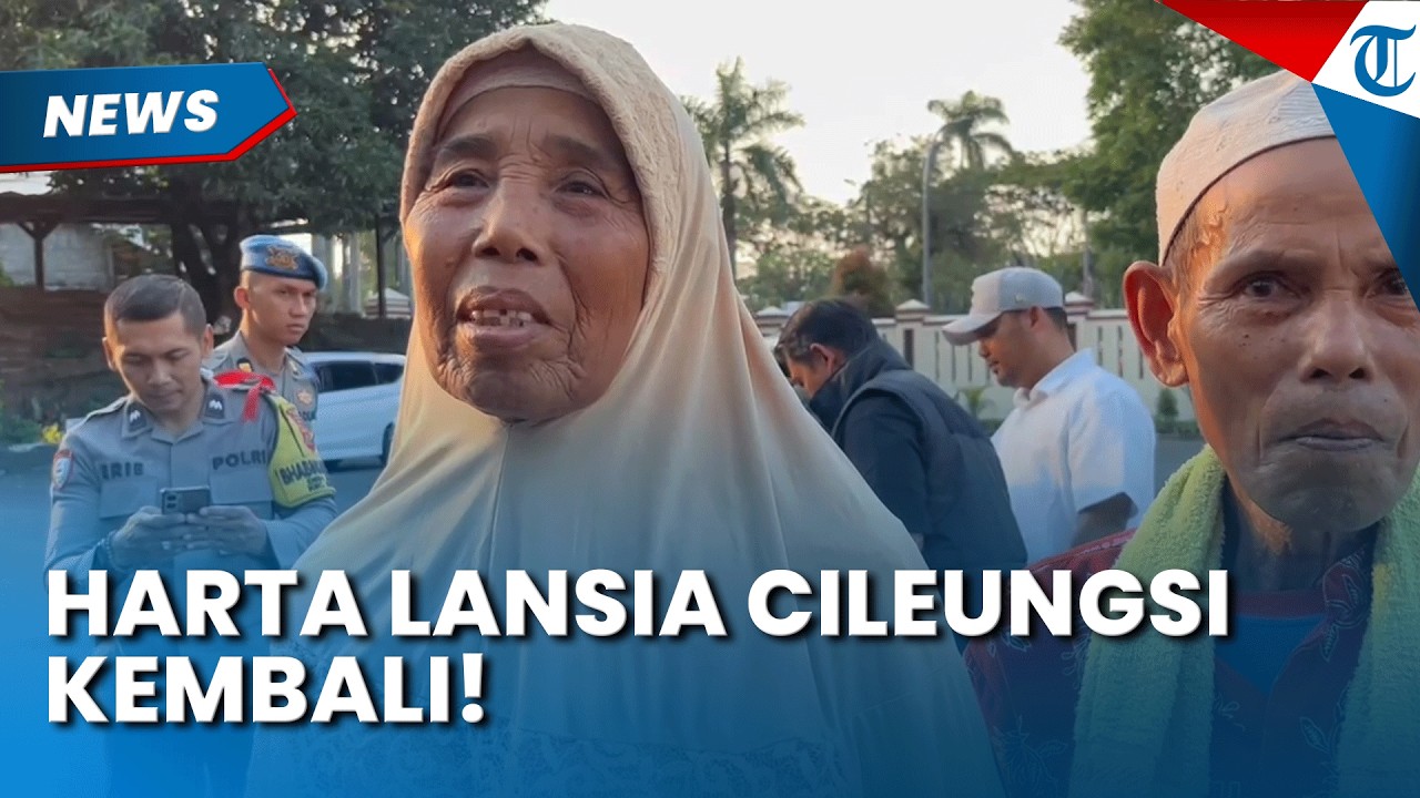 SENYUM BAHAGIA PASANGAN LANSIA Cileungsi Terima Kembali Mobil Serta Kambing