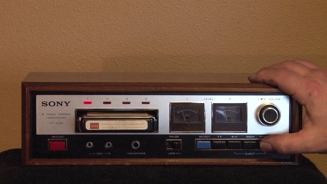 Sony TC-228 Stereo 8 Track Tape Deck, for sale on eBay,  December 26, 2016