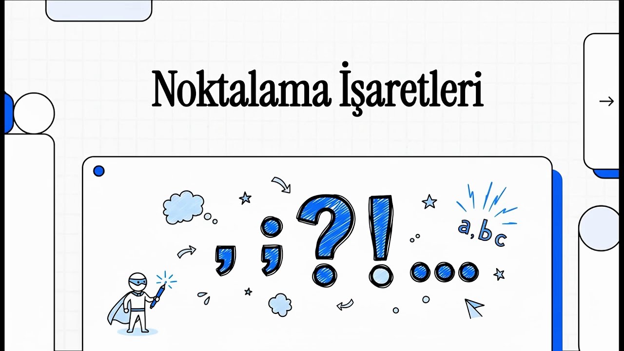 6.Sınıf Noktalama İşaretleri Konu Anlatımı