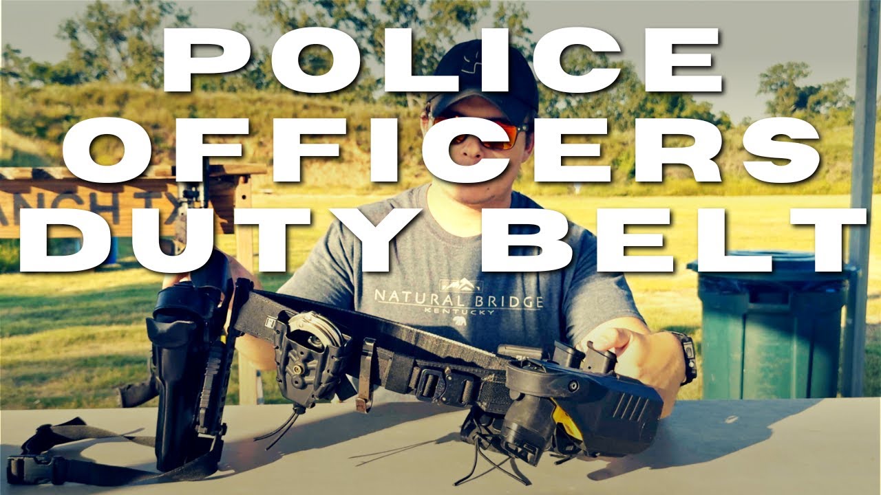 Police Duty Belt Rundown - Defense Mechanisms Mech Belt