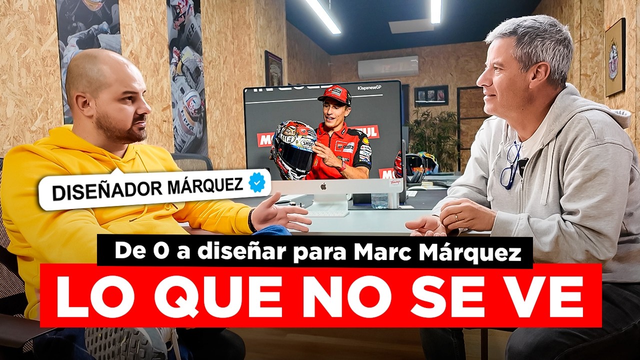 La historia del diseñador de Marc Márquez | Dave Designe