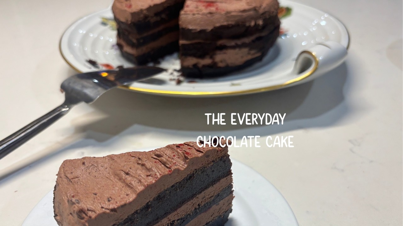 Everyday Chocolate Cake | Soft, Moist  Chocolate Cake + Baking Science Explained@Kingoftarts
