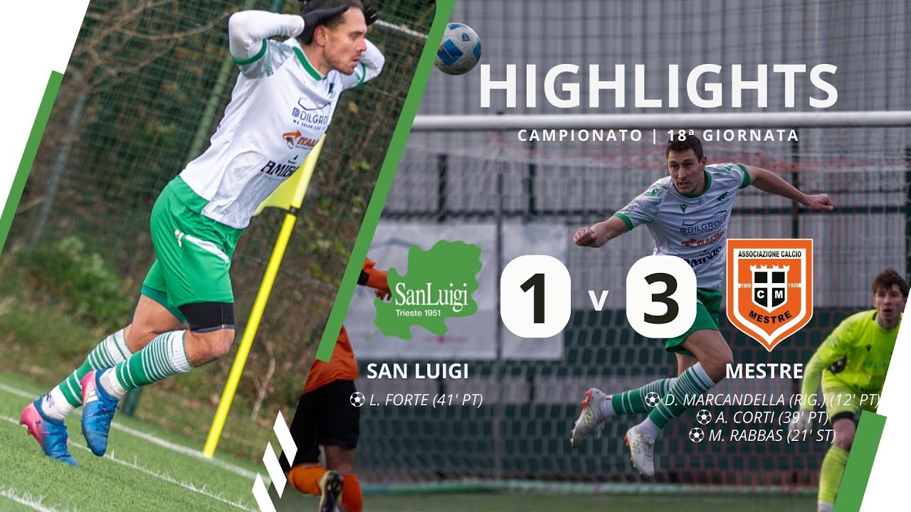 📹 04.01.26 | 18ª Giornata | San Luigi Calcio - Mestre = 1-3 [Highlights]
