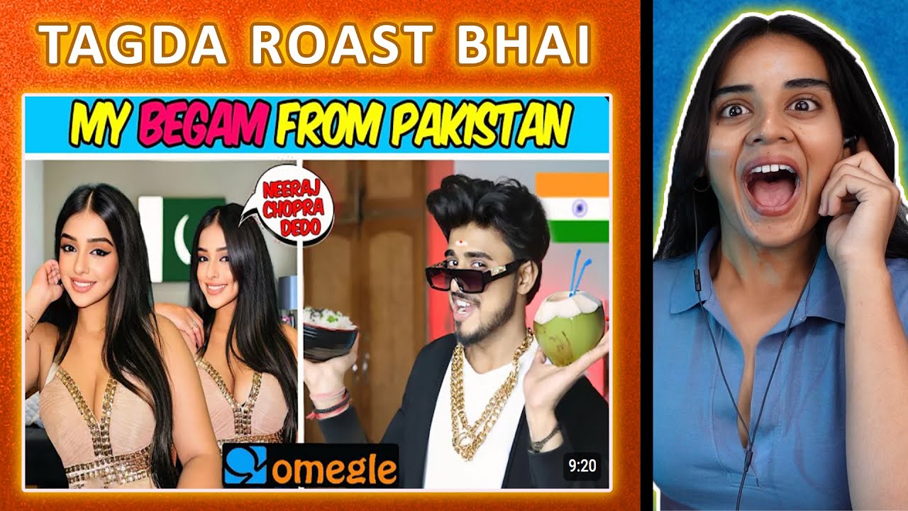 OMEGLE - My Cute Wife From Pakistan - But I'm South Indian REACTION | ‪@Adrishyaa| Neha M.
