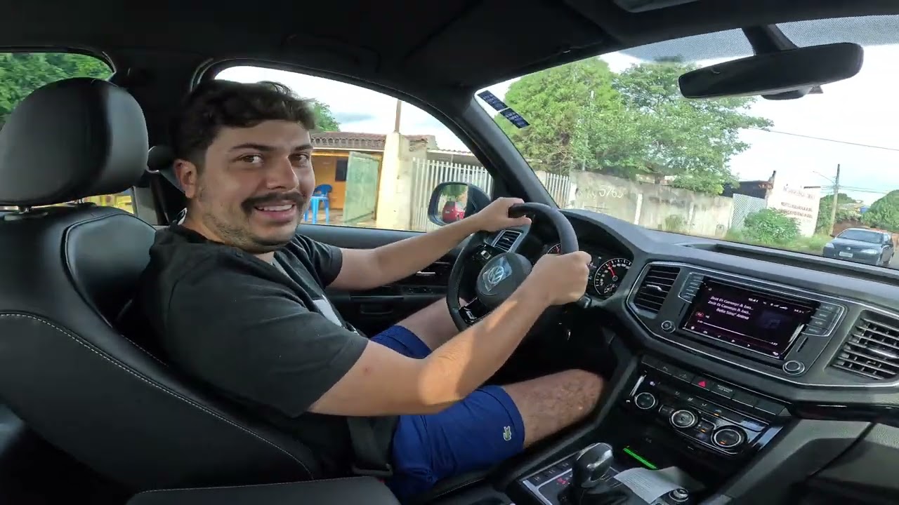 ROLE COM O VOLANTE NOVO NA AMAROK V6
