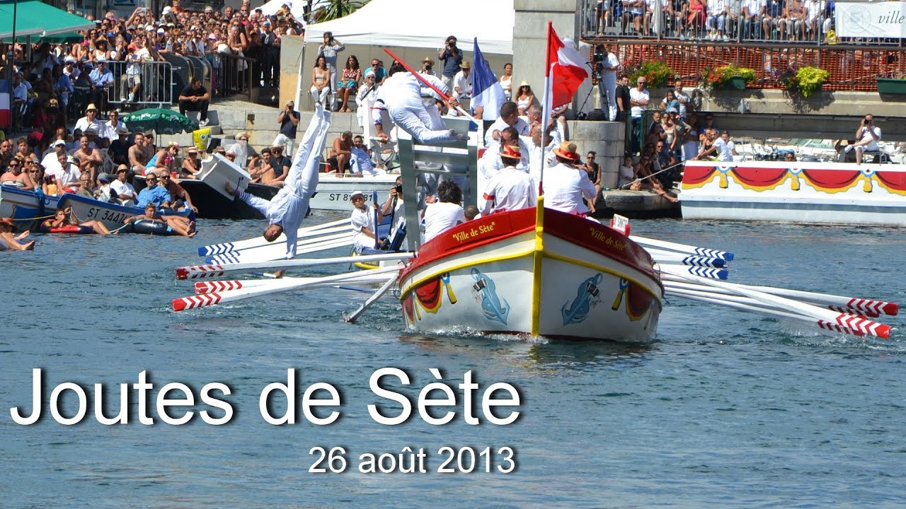 Défilé et phases finales des joutes de Sète.