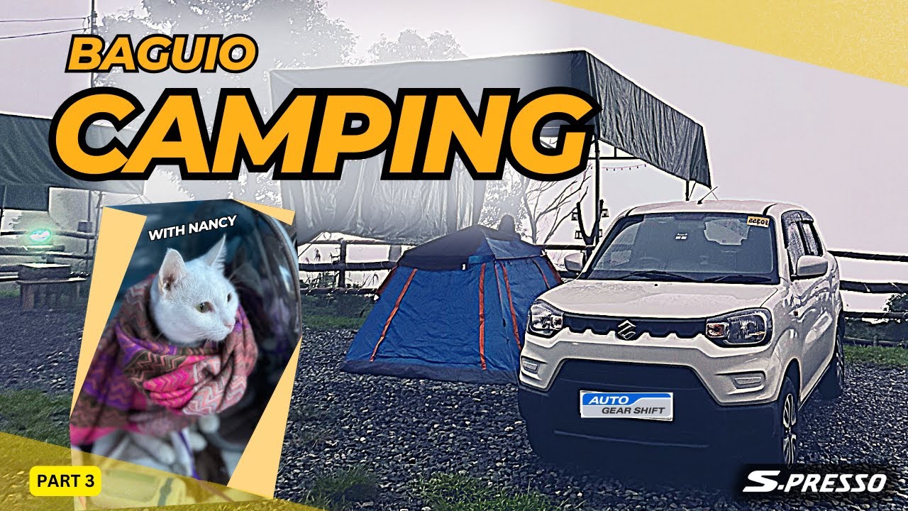 Part 3: Car Camping Trip with Our Cat in Baguio | Suzuki S-PRESSO AGS