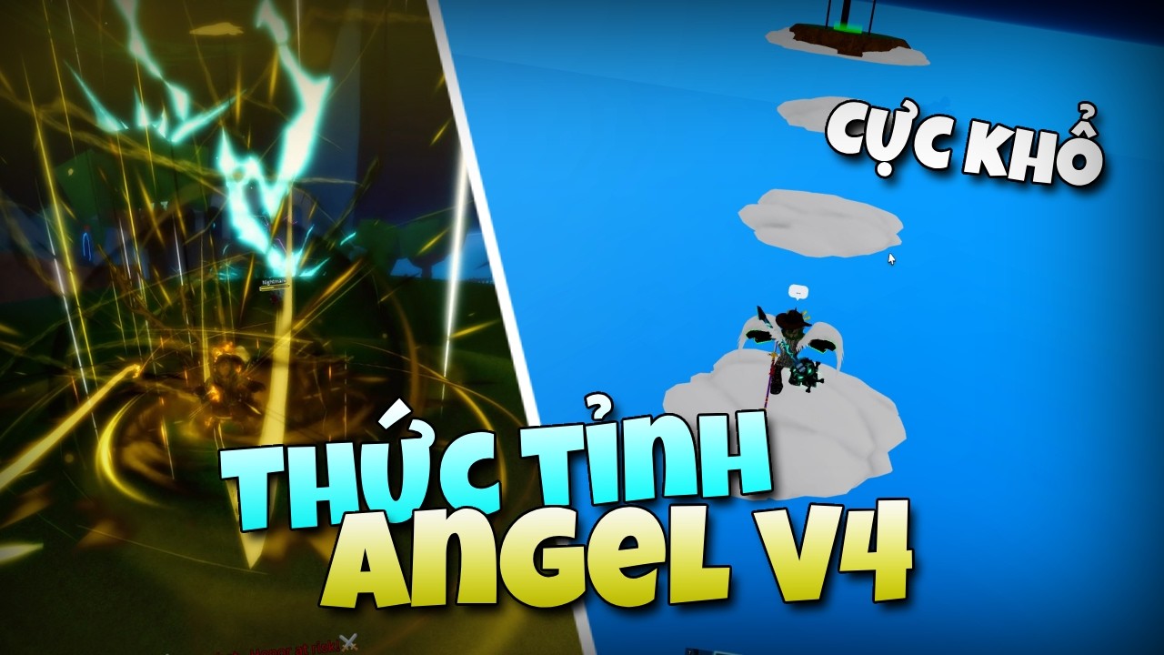 Tôi Đã THỨC TỈNH ANGEL V4 Trong Blox Fruits