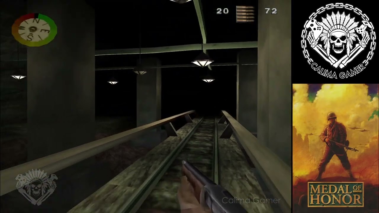 Medal Of Honor 1999 PS1 Misión 6 Capture The Secret German Treasure Alemania Parte 3Treasure Caverns
