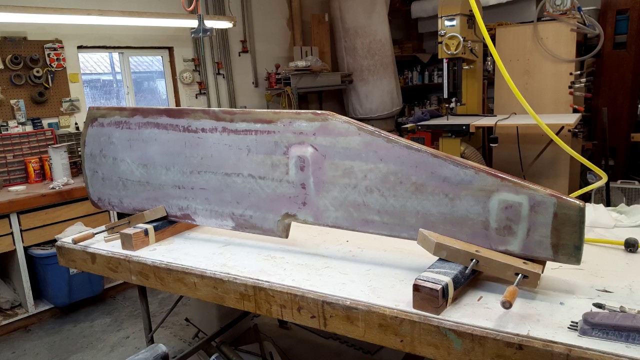 Wood Core Rudder Part 4