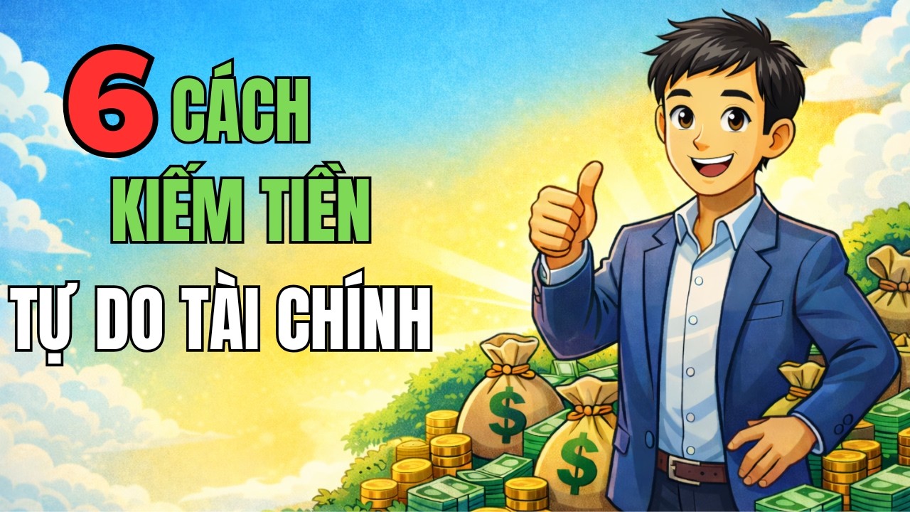 MUỐN TỰ DO TÀI CHÍNH? HÃY BẮT ĐẦU VỚI 6 CÁCH KIẾM TIỀN NÀY