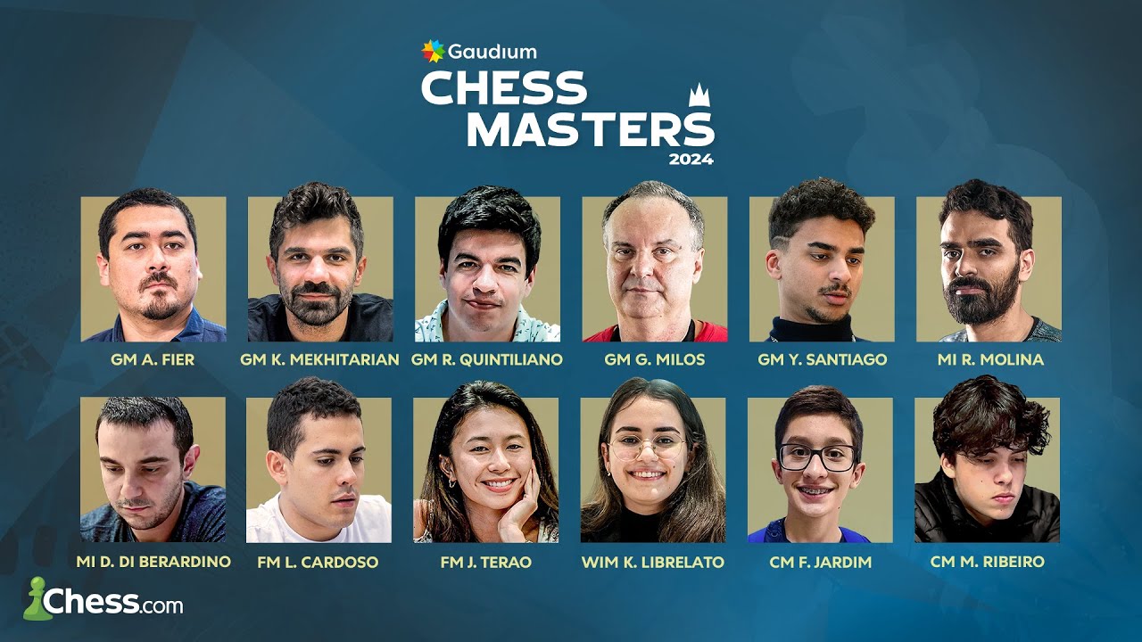 Gaudium Chess Masters 2024 / Dia 1 - Fase de Grupos - Grupo A e B