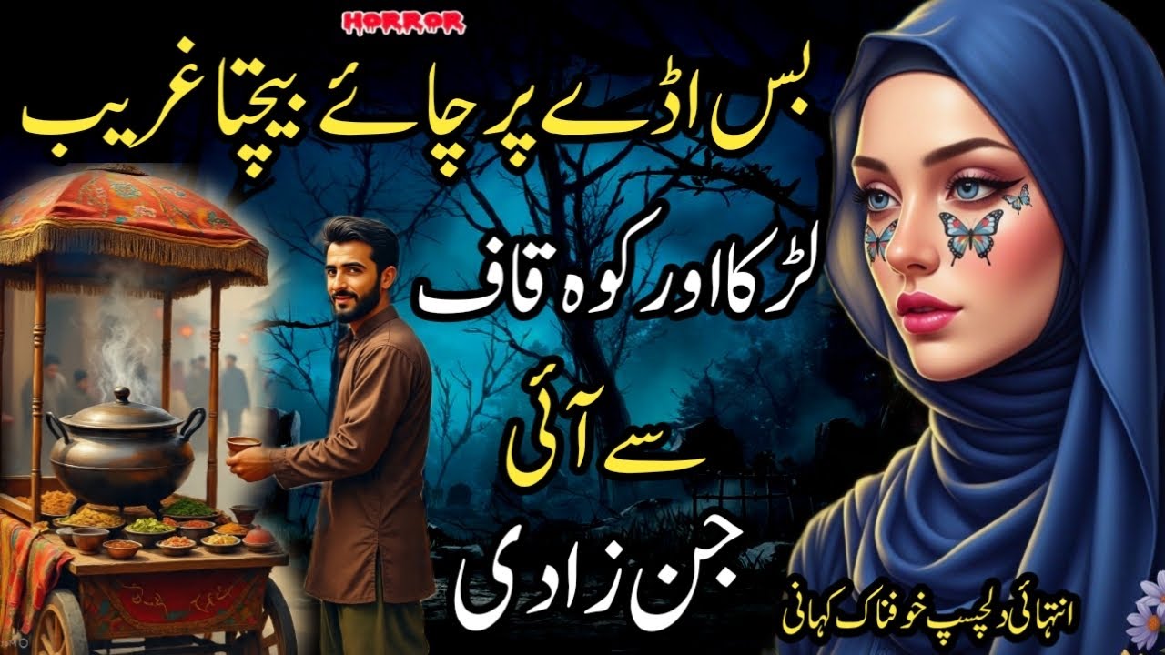 Bas Adde Par Chai Bechta Ghareeb Larka Aur Koh-e-Qaf Aayi Jinzadi | Real Urdu Horror Story