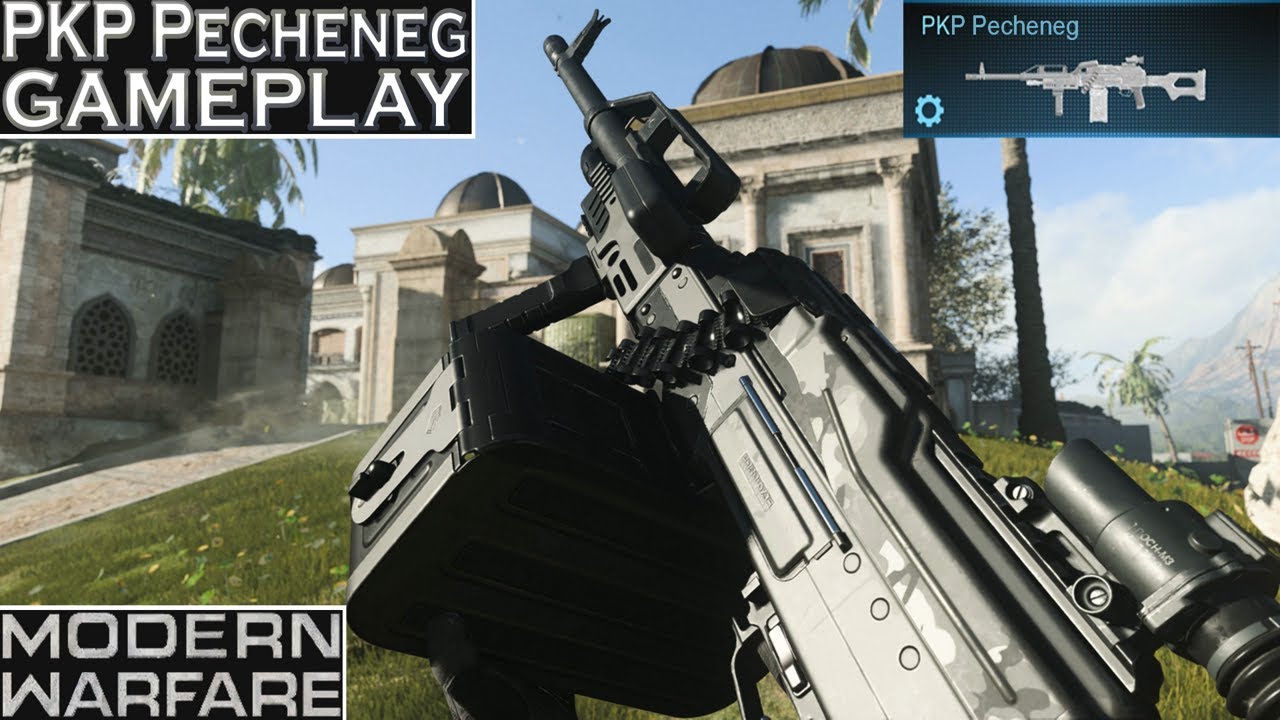 Modern Warfare PKP Pecheneg (PKM) Gameplay