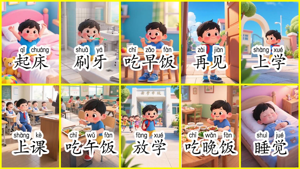 10 Super Useful Chinese Daily Vocabulary Words  “10个超实用日常用语词汇” 【Learn Chinese—学中文】