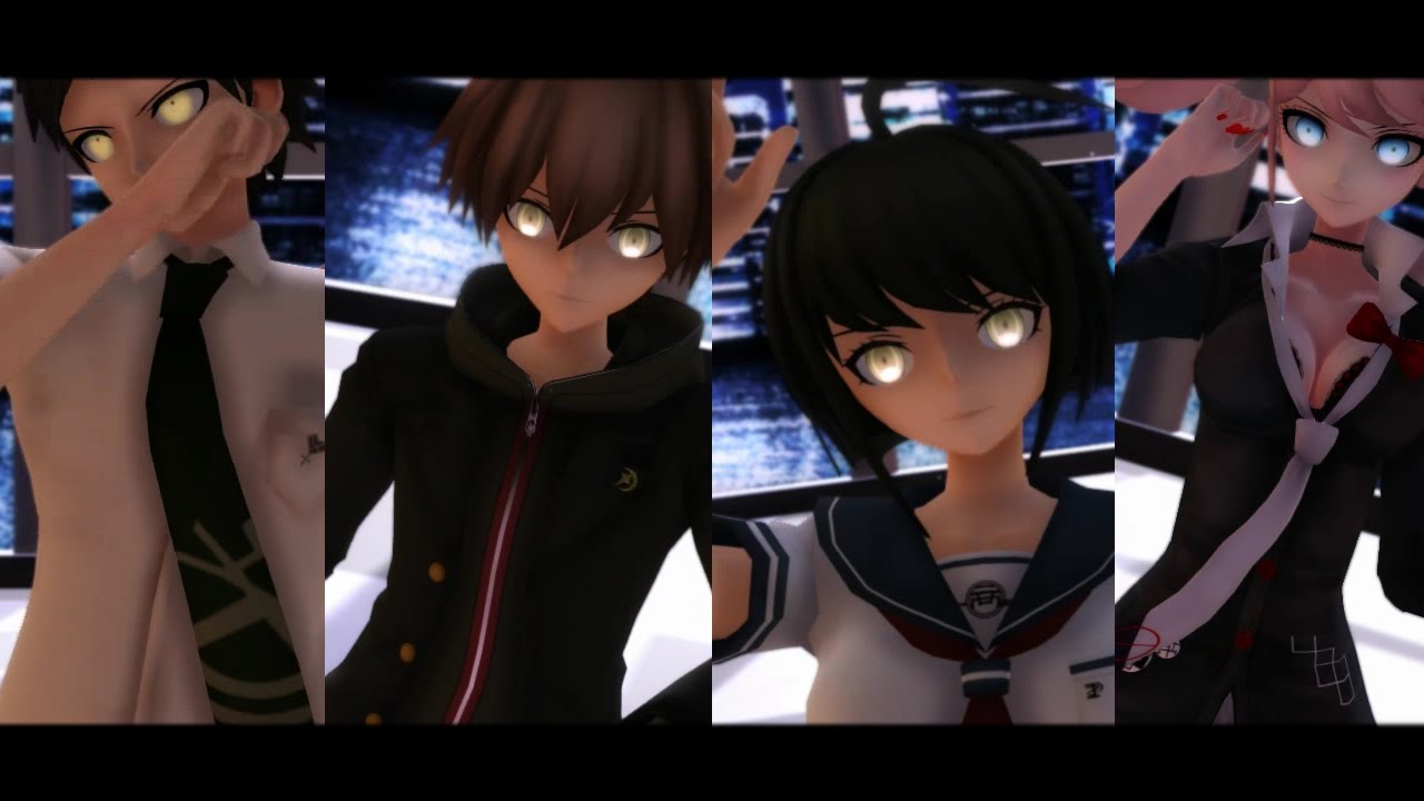 【ダンガンロンパMMD】 LaLaL危 【主人公と江ノ島盾子】