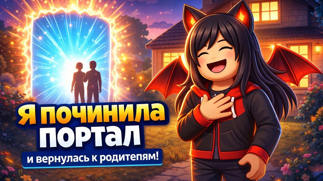 Я ПОЧИНИЛА ПОРТАЛ И ВЕРНУЛАСЬ к родителям! (2 часть Я ОПОЗДАЛА НА САМОЛЁТ)