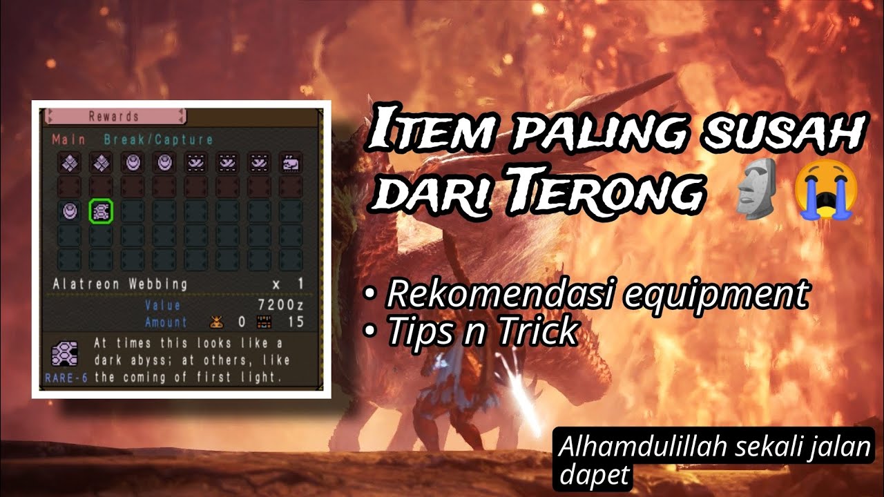 MHP3RD | Ketika disuruh nyari Alatreon webbing 🗿😭😂