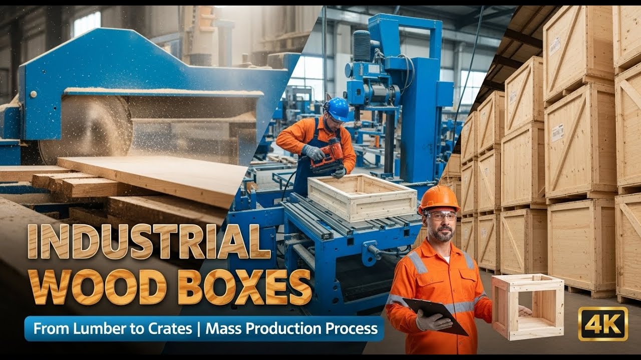 Industrial Wooden Box Manufacturing Process: From Lumber to Crates