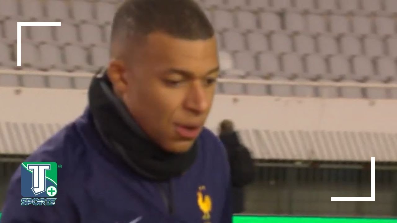 Kylian Mbappé FLASHES a few of his TRICKS during France's TRAINING SESSION to face Croatia