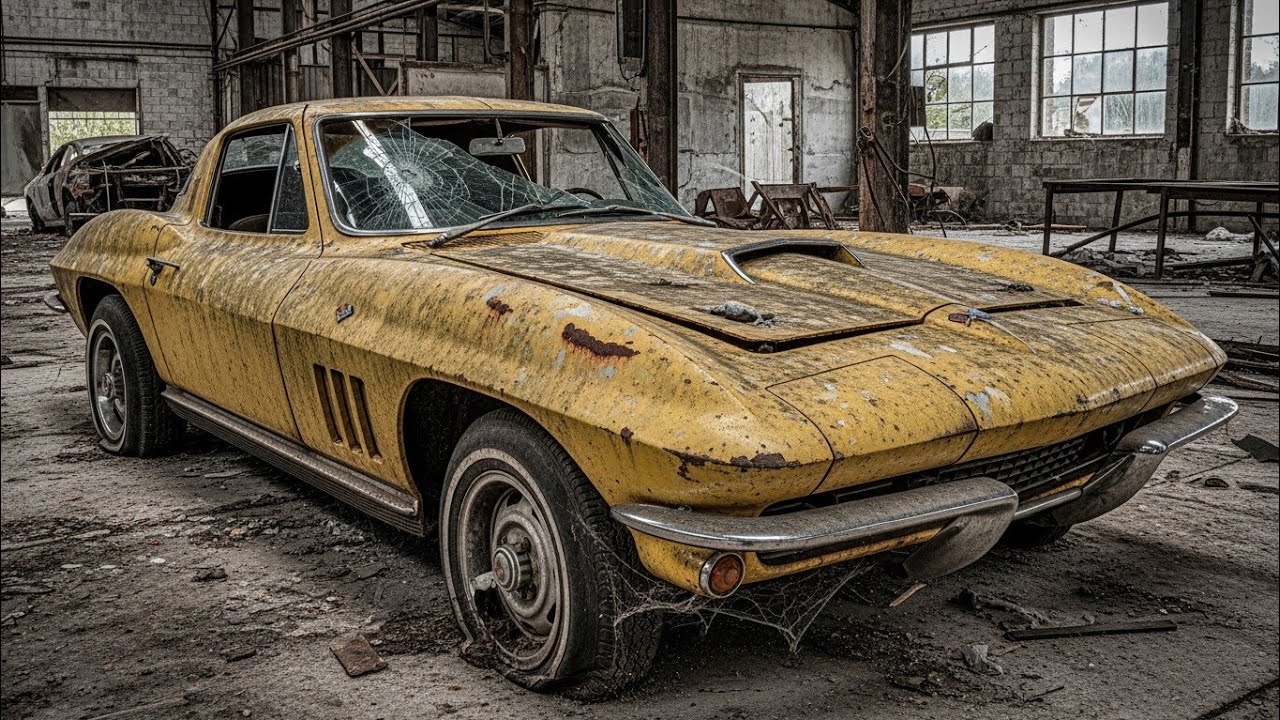 ASMR Car Restoration! Full Restoration of Sunburst Yellow Chevrolet Corvette Stingray C2 1967