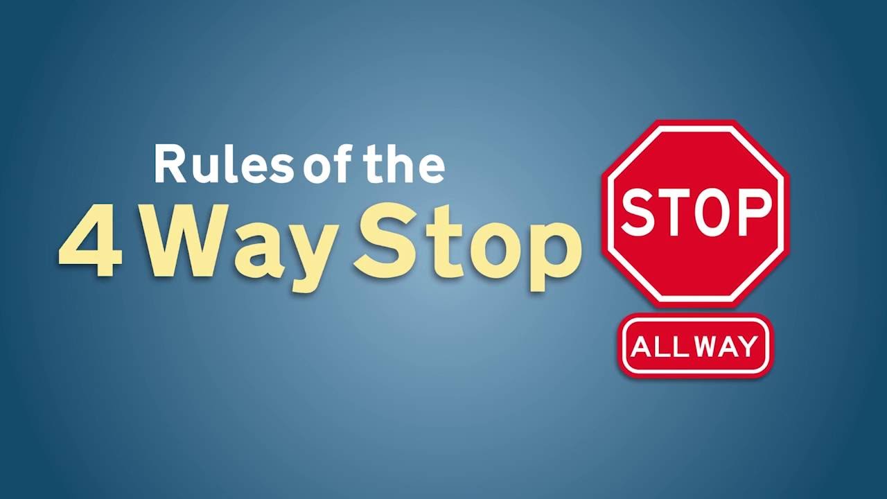 Road Rules 4-Way Intersections