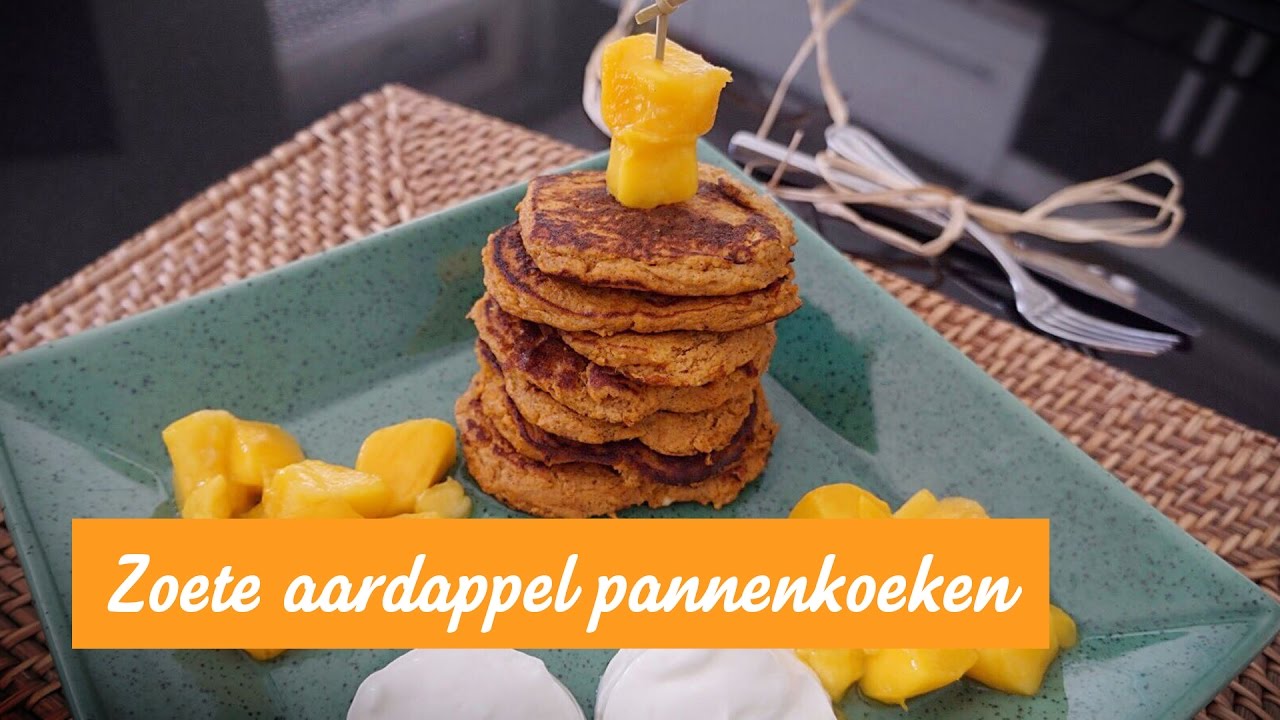 Zoete aardappel pannenkoeken - Healthy Sisters