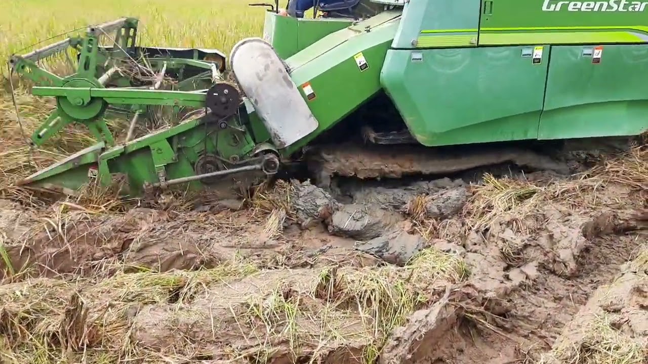 Combine Harvester Green Star Tidak Cocok di tanah dalam dan lengket