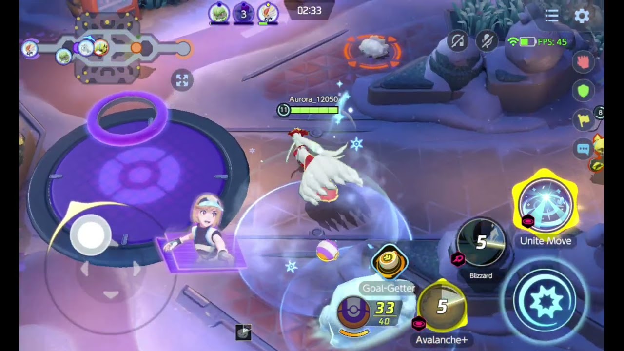 Alolan Ninetales gameplay || Quick battle - Shivre City|| #AuroraElysgaming, #PokemonUnite  02022026