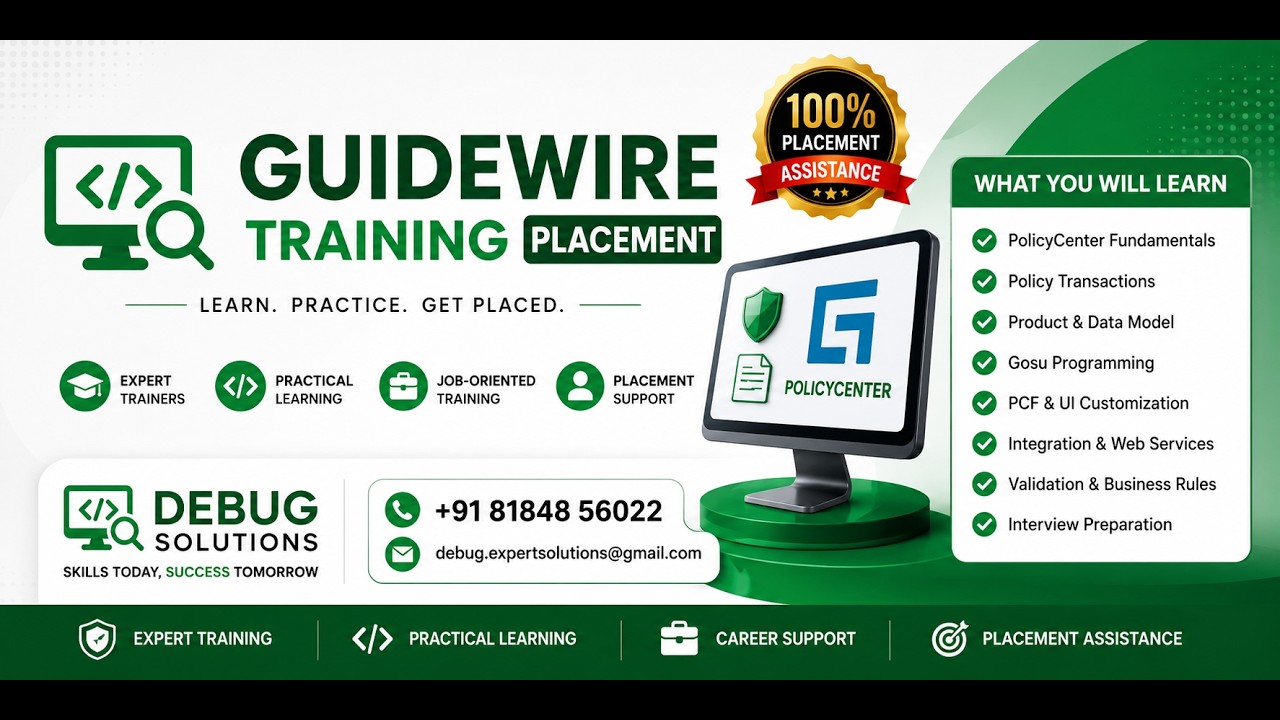 Guidewire Developer Training | Gosu Programming Series Day 1 | Gosu Language | PolicyCenter