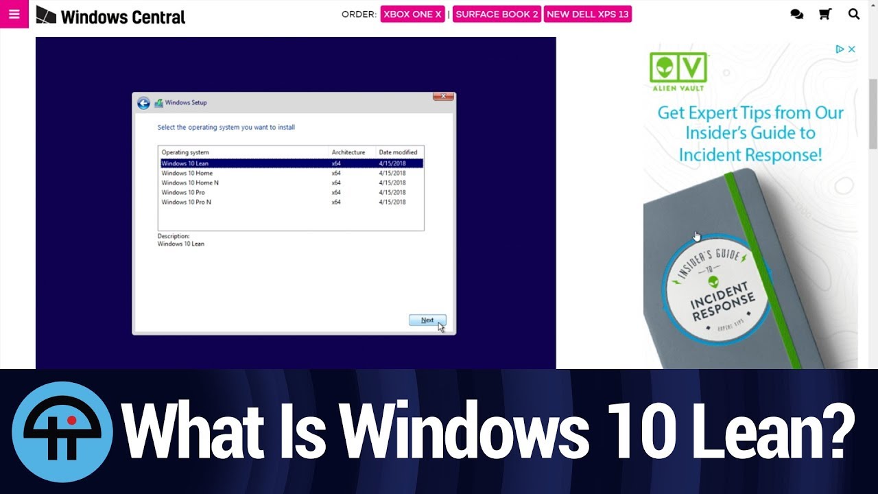 What Is Windows 10 Lean?