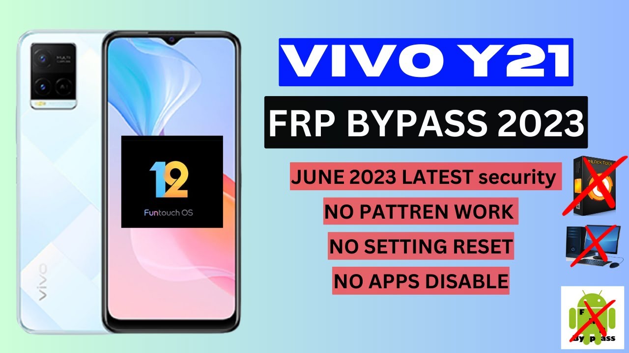 Vivo Y21 Android 12 Frp Bypass || Y21 june 2023 latest security | No reset , No pattren