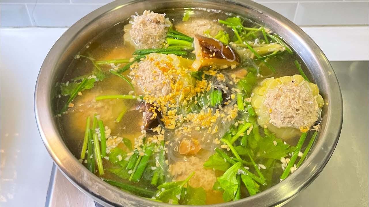 ต้มจืดมะระยัดไส้หมูสับ วุ้นเส้น ￼วิธีต้มมะระไม่ขมน้ำซุปใสหอมอร่อย ￼