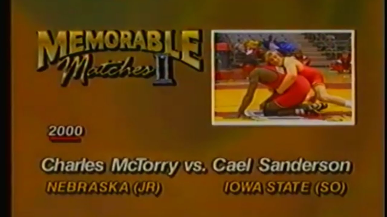 2000 College Wrestling: Charles McTorry, Nebraska vs Cael Sanderson, Iowa State, 184 pounds