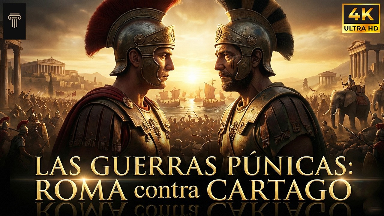 LAS GUERRAS P&Uacute;NICAS: ROMA contra CARTAGO | Documental Completo
